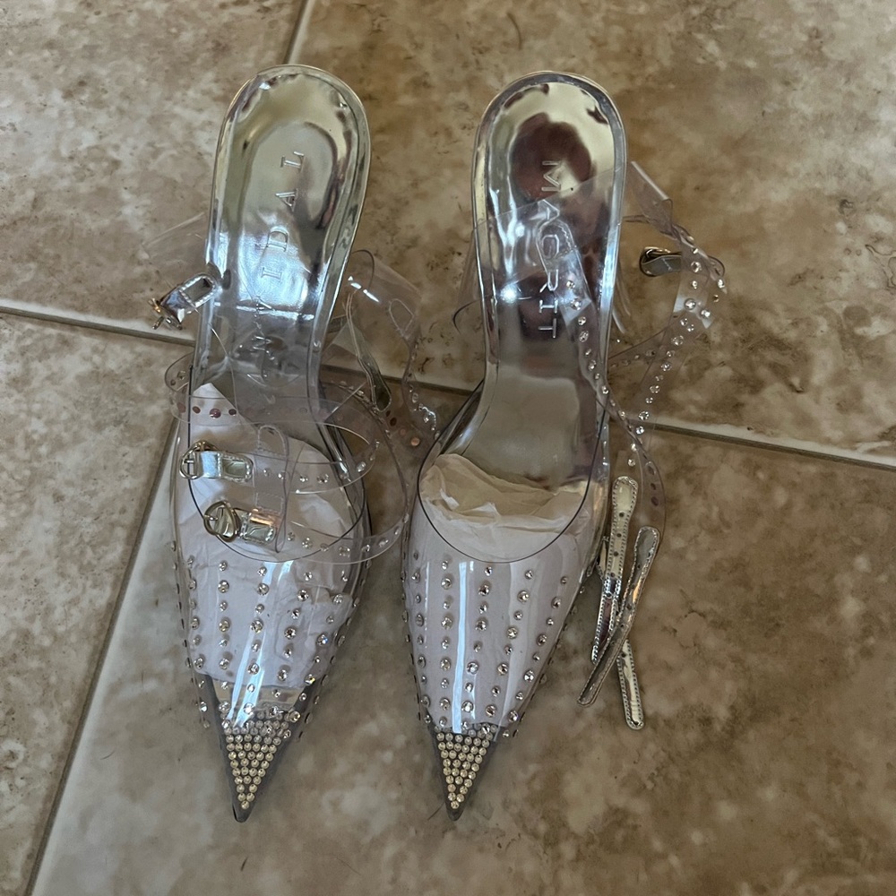 Juan Vidal Swarovski Crystal heels